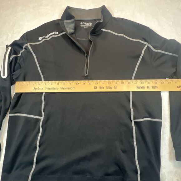 Columbia Omni-Wick Vanderbilt Golf Pullover XL Black‎ Long Sleeve - Picture 6 of 10